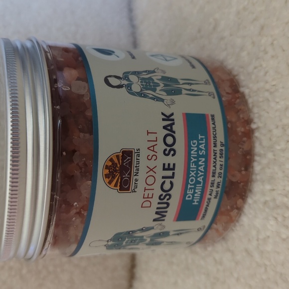 Okay Bath & Body 3 For 3 Detox Salt Muscle Soak Himalayan Salt